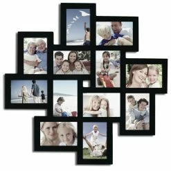 Discount ๐ Adeco 12 Opening 4 X 6" Black Collage Wall Picture Frame ๐ 14 Discount ๐ Adeco 12 Opening 4 X 6" Black Collage Wall Picture Frame ๐ -Adeco Shop 12 opening Wooden Wall Black Collage Photo Picture Frame Wall Art 2