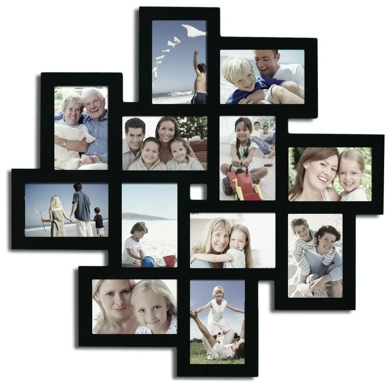 Discount ๐ Adeco 12 Opening 4 X 6" Black Collage Wall Picture Frame ๐ 7 Discount ๐ Adeco 12 Opening 4 X 6" Black Collage Wall Picture Frame ๐ - Image 5