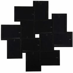 Discount ๐ Adeco 12 Opening 4 X 6" Black Collage Wall Picture Frame ๐ 16 Discount ๐ Adeco 12 Opening 4 X 6" Black Collage Wall Picture Frame ๐ -Adeco Shop 12 opening Wooden Wall Black Collage Photo Picture Frame Wall Art 4