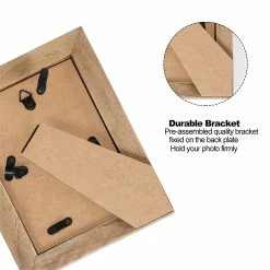Deals โค๏ธ Adeco Set Of 3 5x7 Wooden Photo Frames ๐ 14 Deals โค๏ธ Adeco Set Of 3 5x7 Wooden Photo Frames ๐ -Adeco Shop 5x7 Picture Frames Set2C Set of 3 Wooden Picture Frames Photo Display for Tabletop Wall Mount with Hanging Hardware and Stand 4
