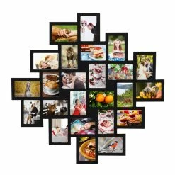 Top 10 โญ ADECO 24pcs Photo Frame Opening Black Wood Wall Hanging Collage Clustered โญ
