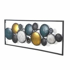 Brand new ⭐ ADECO Abstract Pattern Rectangle Frame Accents Wall Decor Set Of 2 - Medium 😀 -Adeco Shop ADECO Abstract Float Pattern Rectangle Frame Mirror Accents Wall Decor 10