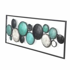Brand new ⭐ ADECO Abstract Pattern Rectangle Frame Accents Wall Decor Set Of 2 - Medium 😀 -Adeco Shop ADECO Abstract Float Pattern Rectangle Frame Mirror Accents Wall Decor 8