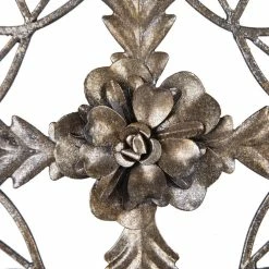 Best Pirce 🎁 ADECO Art Rustic Cross Home Decor 3D Black Scrolled Metal Wall Sticker 💯 -Adeco Shop ADECO Art Rustic Cross Home Decor 3D Black Scrolled Metal Wall Sticker 7