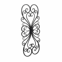 Deals 🛒 Adeco Black Scrolled Flower Metal Wall Decor Art Oblong Living Room - 13.25" (L) X 1" (W) X 28.5" (H). 😉 13 Deals 🛒 Adeco Black Scrolled Flower Metal Wall Decor Art Oblong Living Room - 13.25" (L) X 1" (W) X 28.5" (H). 😉 -Adeco Shop ADECO Black Scrolled Flower Metal Wall Decor Art Oblong Living Room 2