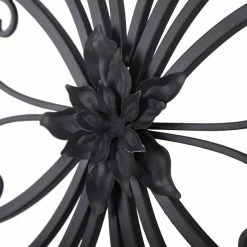 Deals 🛒 Adeco Black Scrolled Flower Metal Wall Decor Art Oblong Living Room - 13.25" (L) X 1" (W) X 28.5" (H). 😉 18 Deals 🛒 Adeco Black Scrolled Flower Metal Wall Decor Art Oblong Living Room - 13.25" (L) X 1" (W) X 28.5" (H). 😉 -Adeco Shop ADECO Black Scrolled Flower Metal Wall Decor Art Oblong Living Room 7