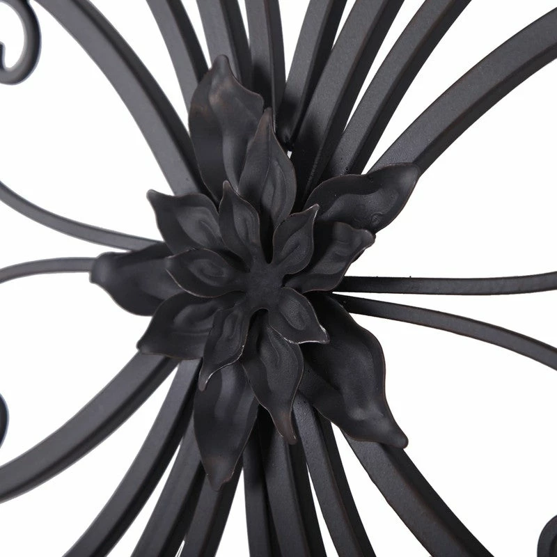 Deals 🛒 Adeco Black Scrolled Flower Metal Wall Decor Art Oblong Living Room - 13.25" (L) X 1" (W) X 28.5" (H). 😉 10 Deals 🛒 Adeco Black Scrolled Flower Metal Wall Decor Art Oblong Living Room - 13.25" (L) X 1" (W) X 28.5" (H). 😉 - Image 8