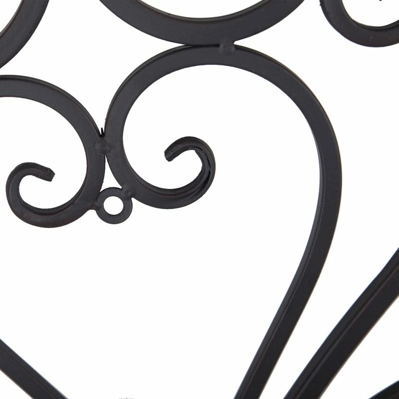 Deals 🛒 Adeco Black Scrolled Flower Metal Wall Decor Art Oblong Living Room - 13.25" (L) X 1" (W) X 28.5" (H). 😉 11 Deals 🛒 Adeco Black Scrolled Flower Metal Wall Decor Art Oblong Living Room - 13.25" (L) X 1" (W) X 28.5" (H). 😉 - Image 9
