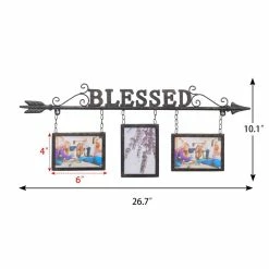 Discount 👏 ADECO Blessed Anchor Picture Photo Frame Wall Hanging Collage Decor ❤️ 14 Discount 👏 ADECO Blessed Anchor Picture Photo Frame Wall Hanging Collage Decor ❤️ -Adeco Shop ADECO Blessed Anchor Picture Photo Frame Wall Hanging Collage Decor 2