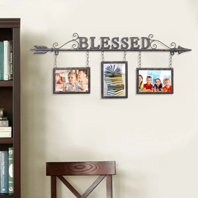 Discount 👏 ADECO Blessed Anchor Picture Photo Frame Wall Hanging Collage Decor ❤️ 10 Discount 👏 ADECO Blessed Anchor Picture Photo Frame Wall Hanging Collage Decor ❤️ - Image 8