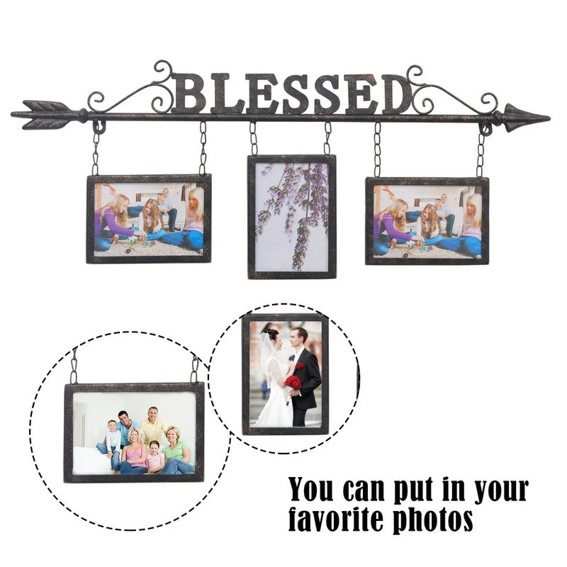 Discount 👏 ADECO Blessed Anchor Picture Photo Frame Wall Hanging Collage Decor ❤️ 11 Discount 👏 ADECO Blessed Anchor Picture Photo Frame Wall Hanging Collage Decor ❤️ - Image 9