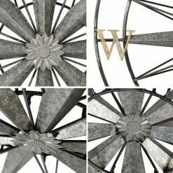 Discount 😀 ADECO Compass Decor Metal Wall Hanging Art For Nature Home Gift 👍 -Adeco Shop ADECO Compass Decor Metal Wall Hanging Art For Nature Home Gift 2