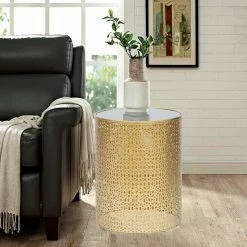 New ⌛ Adeco End Table Set Of 2 Coffee Nightstand Accent Nesting Side Stool - Set Of 2 🌟 -Adeco Shop ADECO End Table Set of 2 Coffee Nightstand Accent Nesting Side Stool 2