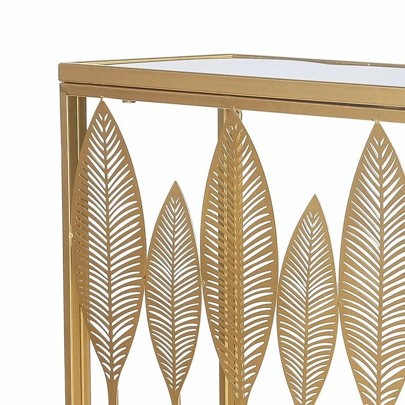 Cheap ๐ฅฐ ADECO End Table Set Of 2 Gold Leaves Accent Coffee Nightstands Stool ๐ฅฐ 9 Cheap ๐ฅฐ ADECO End Table Set Of 2 Gold Leaves Accent Coffee Nightstands Stool ๐ฅฐ - Image 7