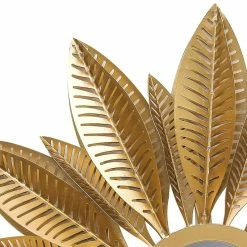 Cheap ✨ Adeco Flower Urban Design Metal Wall Art Decor With Mirrow - Medium 👍 -Adeco Shop ADECO Flower Urban Design Metal Wall Art Decor with Mirrow 7