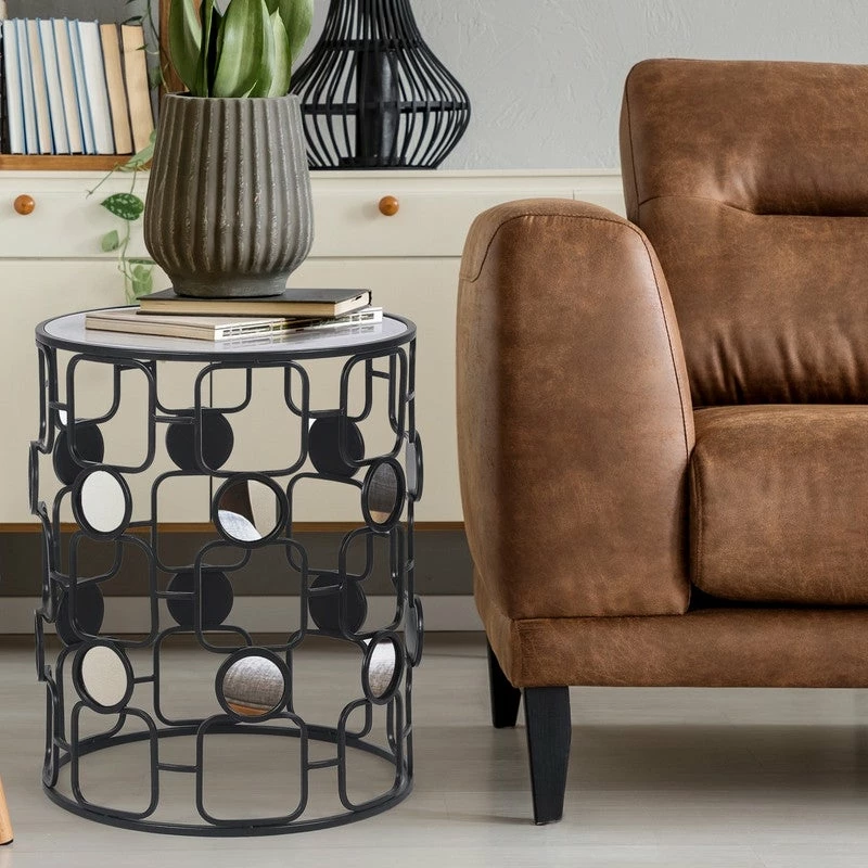 Brand new ๐คฉ ADECO Metal Accent Coffee Stools End Table Side Nightstand Set Of 2 โ 8 Brand new ๐คฉ ADECO Metal Accent Coffee Stools End Table Side Nightstand Set Of 2 โ - Image 6