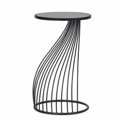 Hot Sale 😀 ADECO Metal End Table Side Nightstand Gold Accent Coffee Table Stools 😍 -Adeco Shop ADECO Metal End Table Side Nightstand Gold Accent Coffee Table Stools 11