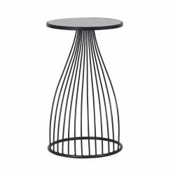 Hot Sale 😀 ADECO Metal End Table Side Nightstand Gold Accent Coffee Table Stools 😍 -Adeco Shop ADECO Metal End Table Side Nightstand Gold Accent Coffee Table Stools 6