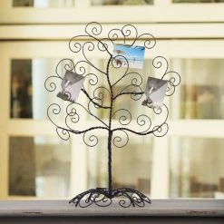 Budget 🥰 ADECO Metal Tree Picture/Photo/Ornament/Card Holder Table Desk Top ⌛