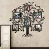 Cheap 🛒 ADECO Metal Tree Wall Hanging Collage Picture Photo Frame 6 Openings 🥰