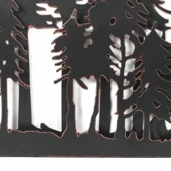 Best deal ✨ ADECO Metal Wall Décor Black Art Panel Sculptures For Indoor Outdoor 🔥 -Adeco Shop ADECO Metal Wall DC3A9cor Black Art Panel Sculptures for Indoor Outdoor 6