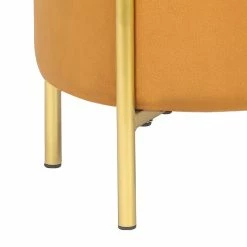 Discount 👍 ADECO Modern Upholstered Velvet Storage Ottoman Round Vanity Chair 👍 -Adeco Shop ADECO Modern Upholstered Velvet Storage Ottoman Round Vanity Chair 10