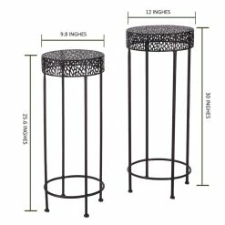 Buy 🌟 ADECO Potted Plant Stand Round Iron Floor Flower Rack Set Of 2 🤩 17 Buy 🌟 ADECO Potted Plant Stand Round Iron Floor Flower Rack Set Of 2 🤩 -Adeco Shop ADECO Potted Plant Stand Round Iron Floor Flower Rack Set of 2 2