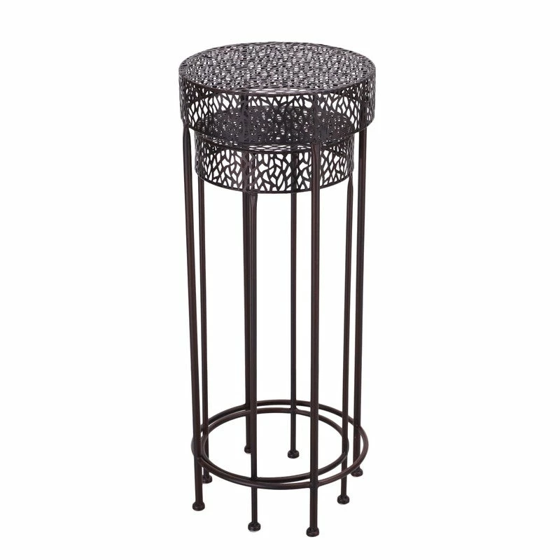Buy 🌟 ADECO Potted Plant Stand Round Iron Floor Flower Rack Set Of 2 🤩 7 Buy 🌟 ADECO Potted Plant Stand Round Iron Floor Flower Rack Set Of 2 🤩 - Image 5