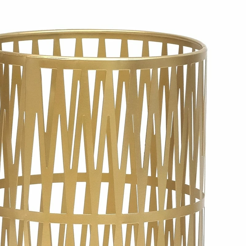 Outlet 😀 ADECO Stand Gold Round RackMetal Umbrella Cane Walk Stick Drip Tray 🔔 8 Outlet 😀 ADECO Stand Gold Round RackMetal Umbrella Cane Walk Stick Drip Tray 🔔 - Image 6