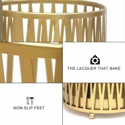 Outlet 😀 ADECO Stand Gold Round RackMetal Umbrella Cane Walk Stick Drip Tray 🔔 19 Outlet 😀 ADECO Stand Gold Round RackMetal Umbrella Cane Walk Stick Drip Tray 🔔 -Adeco Shop ADECO Stand Gold Round RackMetal Umbrella Cane Walk Stick Drip Tray 8