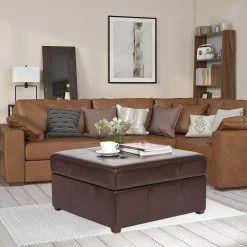 Top 10 ⭐ ADECO Storage Ottoman Square Bench Tufted Footrest For Living Room Velvet Grey 🎁 -Adeco Shop ADECO Storage Ottoman Square Bench Tufted Footrest for Living Room 11