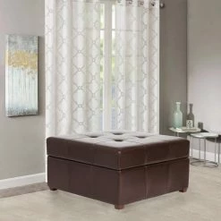 Top 10 ⭐ ADECO Storage Ottoman Square Bench Tufted Footrest For Living Room Velvet Grey 🎁 -Adeco Shop ADECO Storage Ottoman Square Bench Tufted Footrest for Living Room 3