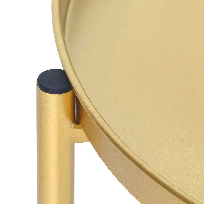 Brand new ๐ Adeco Gold End Table Metal Waterproof Snack Beside Table Accent Coffee Table - 16.9""(D)x 16.9""(W)x 20.5""(H) ๐งจ 14 Brand new ๐ Adeco Gold End Table Metal Waterproof Snack Beside Table Accent Coffee Table - 16.9""(D)x 16.9""(W)x 20.5""(H) ๐งจ - Image 13