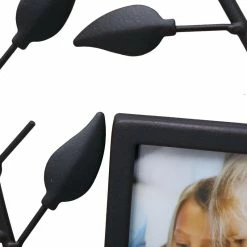 Coupon 👏 ADECO Tree Photo Frame Black Metal Wall Hanging Collage Pics 8-Opening 🥰 -Adeco Shop ADECO Tree Photo Frame Black Metal Wall Hanging Collage Pics 8 Opening 4