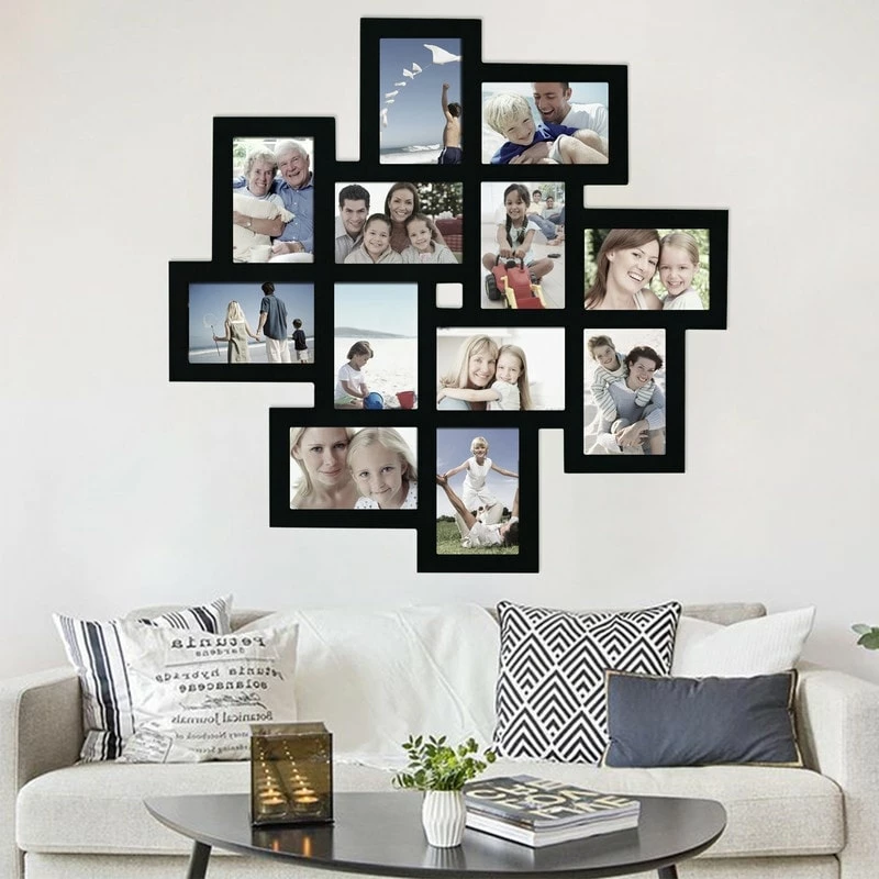 Discount ๐ Adeco 12 Opening 4 X 6" Black Collage Wall Picture Frame ๐ 4 Discount ๐ Adeco 12 Opening 4 X 6" Black Collage Wall Picture Frame ๐ - Image 2