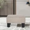 Buy 🎉 Adeco 15" Ottoman Footstool 🤩 -Adeco Shop Adeco 1522 Ottoman Footstool