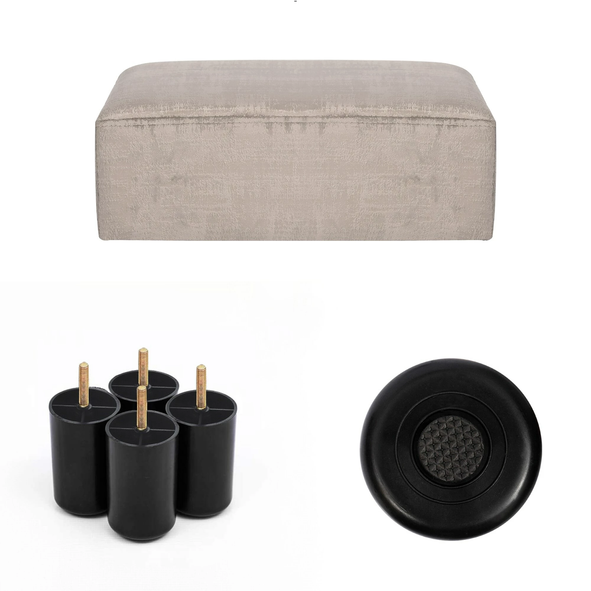 Buy ๐ Adeco 15" Ottoman Footstool ๐คฉ 8 Buy ๐ Adeco 15" Ottoman Footstool ๐คฉ - Image 6