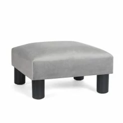 Top 10 🛒 Adeco 15'' Small Ottoman Upholstered Foot Rest Gray 😉 -Adeco Shop Adeco 1522 Upholstered Footstools and Ottomans Small Foot Rest 3