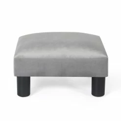 Top 10 🛒 Adeco 15'' Small Ottoman Upholstered Foot Rest Gray 😉 -Adeco Shop Adeco 1522 Upholstered Footstools and Ottomans Small Foot Rest 4