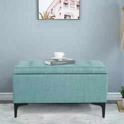 Best deal 😉 Adeco 31.5" Storage Ottoman Bench With Lift Top 🎁