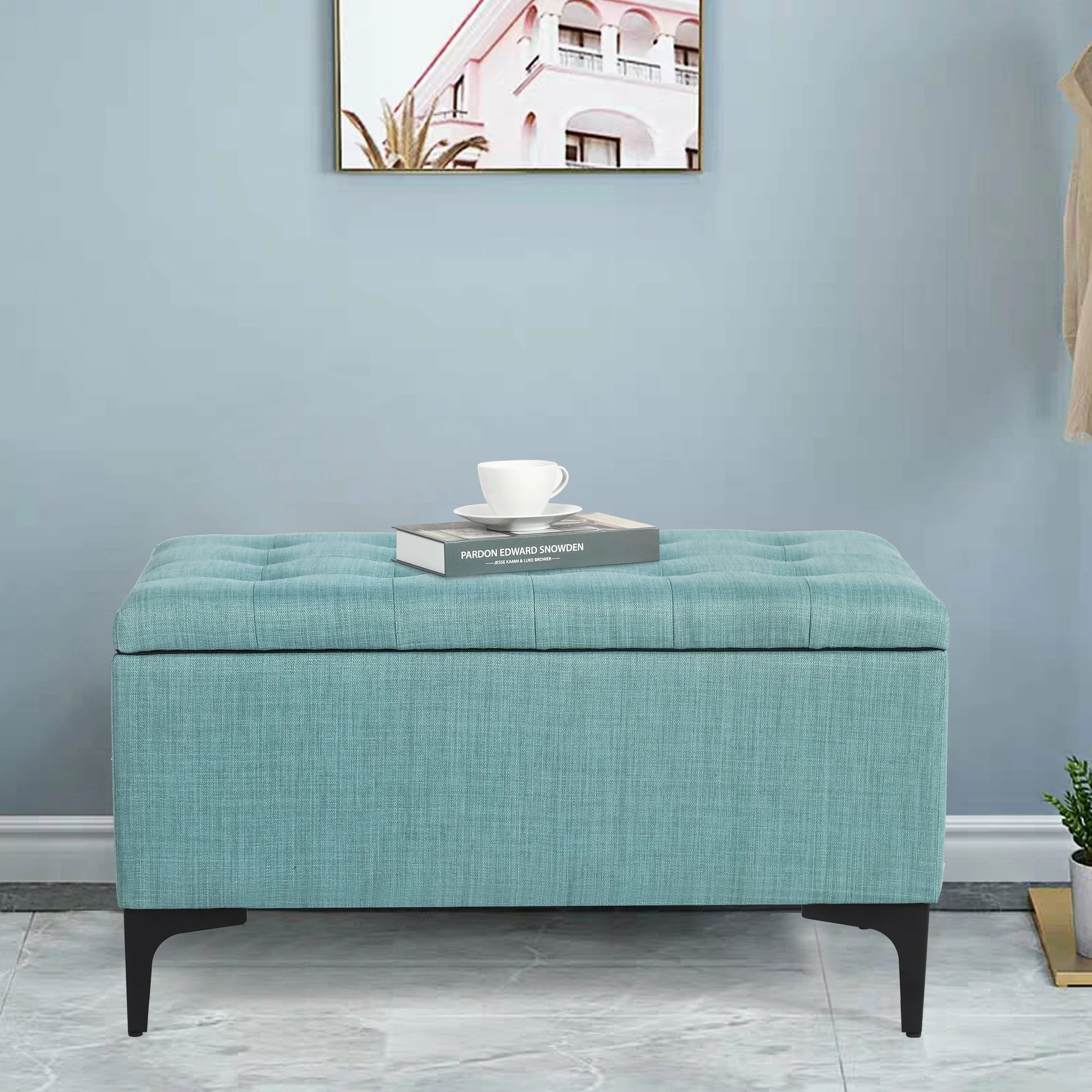 Best deal 😉 Adeco 31.5" Storage Ottoman Bench With Lift Top 🎁 3 Best deal 😉 Adeco 31.5" Storage Ottoman Bench With Lift Top 🎁