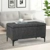 Cheap ❤️ Adeco 31.5" Storage Ottoman Bench With Metal Legs 🎉 -Adeco Shop Adeco 31.522 Storage Ottoman Bench with Metal Legs