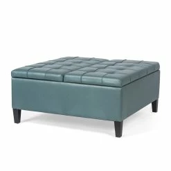 Wholesale ๐ Adeco 33.47" Coffee Table Double Lift Tufted Top Storage Ottoman Bench Blue ๐คฉ 17 Wholesale ๐ Adeco 33.47" Coffee Table Double Lift Tufted Top Storage Ottoman Bench Blue ๐คฉ -Adeco Shop Adeco 33.4722 Square Coffee Table Double Lift Tufted Top Storage Ottoman Bench 6