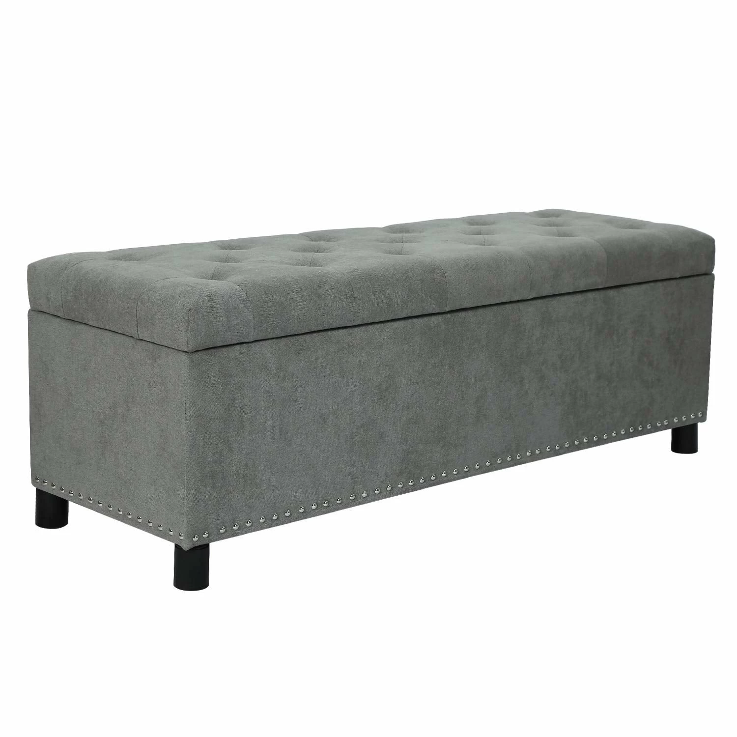 Coupon โ๏ธ Adeco 46" Tufted Lift-top Storage Ottoman Bench ๐งจ 4 Coupon โ๏ธ Adeco 46" Tufted Lift-top Storage Ottoman Bench ๐งจ - Image 2