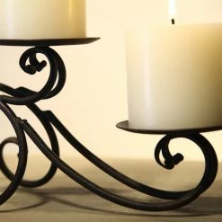 Best Pirce ๐ Adeco 5-pillar Iron Table Top Candle Holder - 24.4"x 4.5"x 6.5" โ๏ธ 25 Best Pirce ๐ Adeco 5-pillar Iron Table Top Candle Holder - 24.4"x 4.5"x 6.5" โ๏ธ -Adeco Shop Adeco 5 pillar Iron Table Top Candle Holder 10