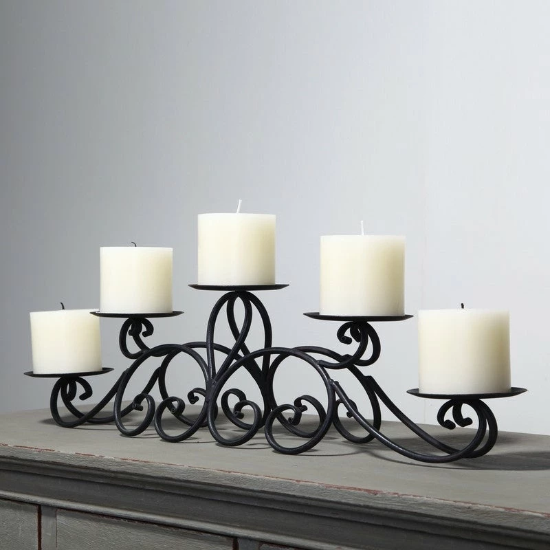 Best Pirce ๐ Adeco 5-pillar Iron Table Top Candle Holder - 24.4"x 4.5"x 6.5" โ๏ธ 15 Best Pirce ๐ Adeco 5-pillar Iron Table Top Candle Holder - 24.4"x 4.5"x 6.5" โ๏ธ - Image 13