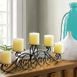 Best Pirce ๐ Adeco 5-pillar Iron Table Top Candle Holder - 24.4"x 4.5"x 6.5" โ๏ธ 18 Best Pirce ๐ Adeco 5-pillar Iron Table Top Candle Holder - 24.4"x 4.5"x 6.5" โ๏ธ -Adeco Shop Adeco 5 pillar Iron Table Top Candle Holder 3