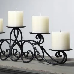 Best Pirce ๐ Adeco 5-pillar Iron Table Top Candle Holder - 24.4"x 4.5"x 6.5" โ๏ธ 22 Best Pirce ๐ Adeco 5-pillar Iron Table Top Candle Holder - 24.4"x 4.5"x 6.5" โ๏ธ -Adeco Shop Adeco 5 pillar Iron Table Top Candle Holder 7