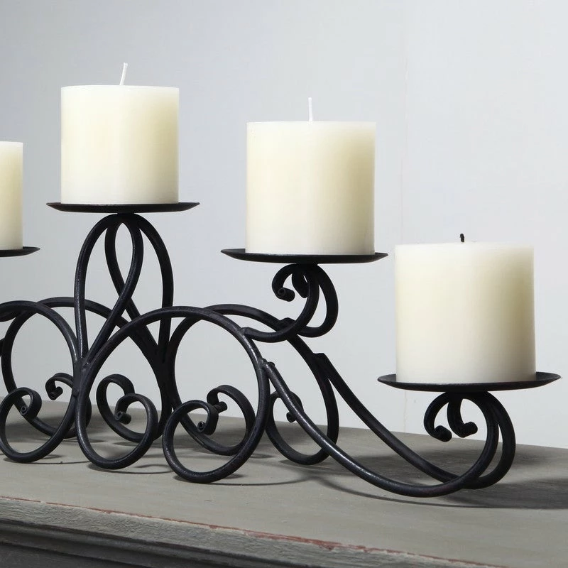 Best Pirce ๐ Adeco 5-pillar Iron Table Top Candle Holder - 24.4"x 4.5"x 6.5" โ๏ธ 10 Best Pirce ๐ Adeco 5-pillar Iron Table Top Candle Holder - 24.4"x 4.5"x 6.5" โ๏ธ - Image 8