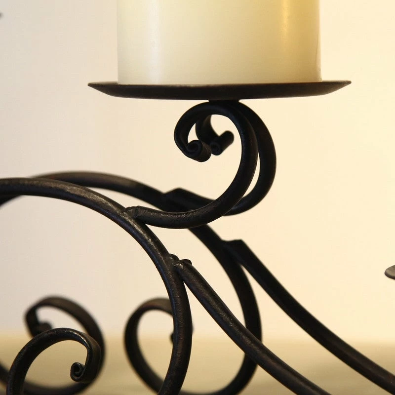Best Pirce ๐ Adeco 5-pillar Iron Table Top Candle Holder - 24.4"x 4.5"x 6.5" โ๏ธ 11 Best Pirce ๐ Adeco 5-pillar Iron Table Top Candle Holder - 24.4"x 4.5"x 6.5" โ๏ธ - Image 9